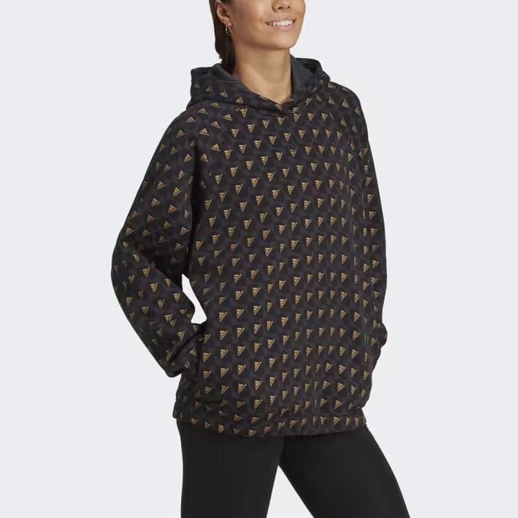 Adidas All Season X Logomania Hoodie Damen Hoodies Schwarz IM1259