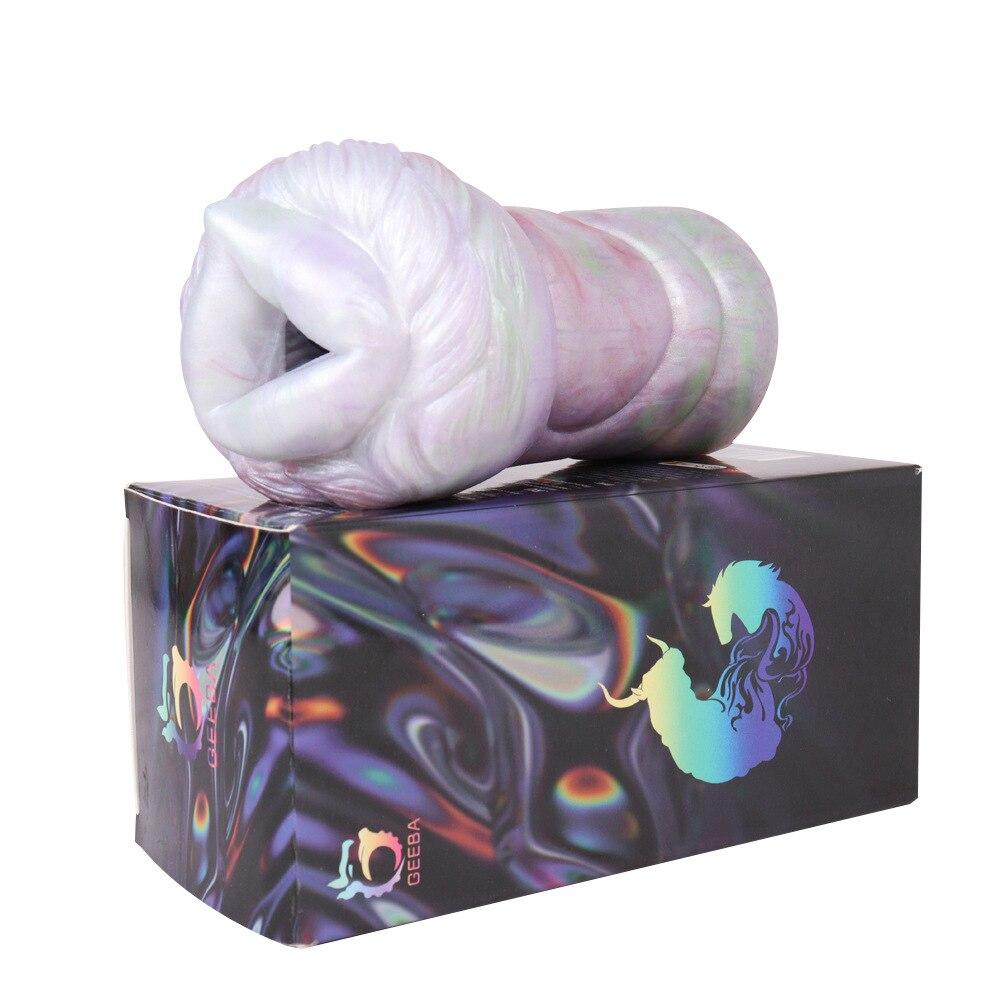 Male Masturbator Masturbation Cup Silicone Pocket Vagina Simulation Penis Trainer Sex Toys Men's Doll BDSM