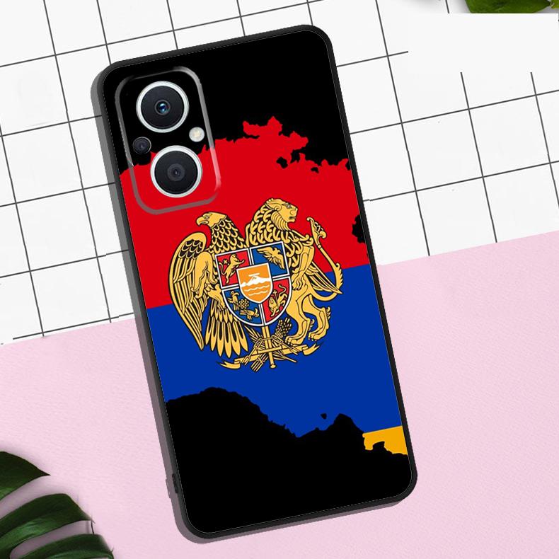 Armenia Armenian Flag Case For OPPO Reno 13F 13 12 12F 11 11F 8T 7 8 10 Pro OPPO Find X8 Pro X6 X3 X5 Lite Cover