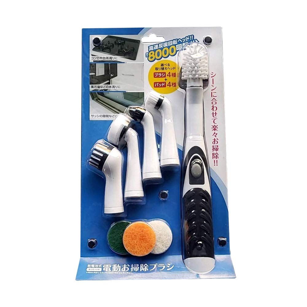 

Электрическая сменная щетка для чистки Takeda Corporation x x см [Чистка, щетка, аккумулятор, головка] Черный/белый 3.8 3.2 18.5 Работает от аккумулятора