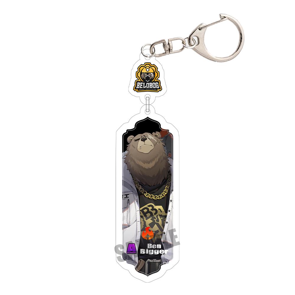 Game Zenless Zone Zero Acrylic Keychain Aria Cissia Nangong Yu Backpack Keyring Pendant Belle Nicole Demara Decorative Ornament