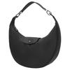 Longchamp Le Pliage Xtra Deep Silver Metal Zipper Closure Leather Shoulder Tote Bag Large Women Handbags Black 10338987001