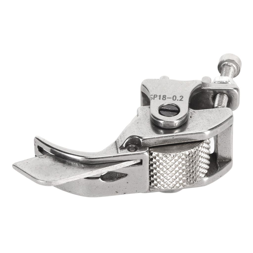 Metal Wheel Presser Foot Stainless Steel Portable Twist Roller Presser Foot for Curtain Sofa Velvet