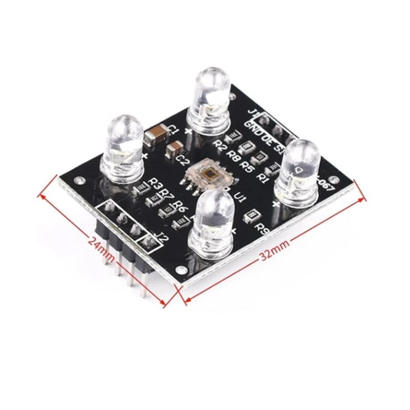 TCS230 TCS3200D Programmable Color Recognition Sensors Module AntiLight Interferences Wide Voltages 3 V 5V Compatible