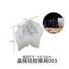Diy Epoxy Crystal Cluster Mould 18 Styles Ice Cluster Ornament Rockery Crystal Stone Ice Crystal Pillar Candle Mould