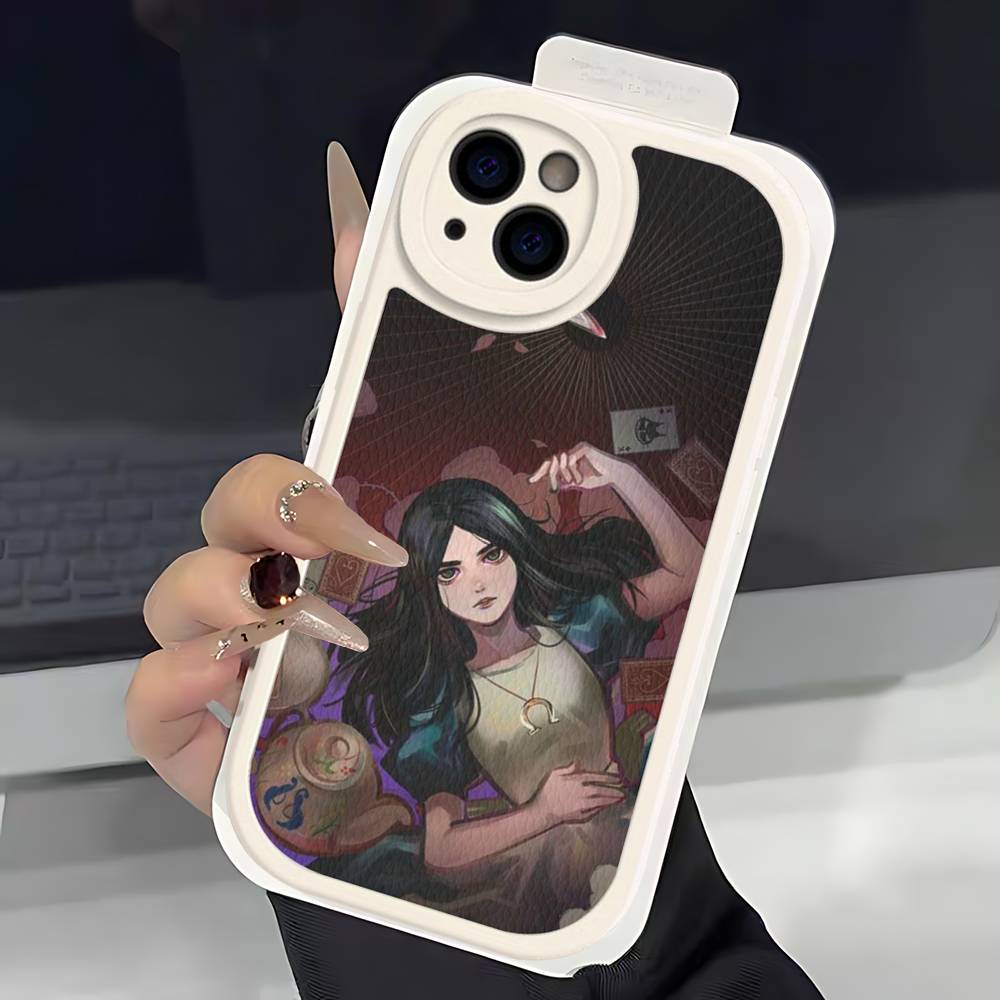 

Popular Game A-Alice M-Madness R-Returns Phone Case For IPhone 16 15 14 13 12 11 Pro Max Plus 16E Soft Leather Cover iPhone 14 pro