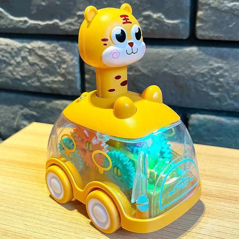 

Игрушечная машинка для малышей Press and Go Gear 1 2 3 Years Old Baby Toy Cars Lighting Toys для детей Подарки на день рождения для мальчиков и девочек