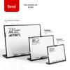 PS Anti-fall A4/A5 Table Card Holder: L-shaped Display Stand for Coffee, Milk Tea, and Beverage Menu