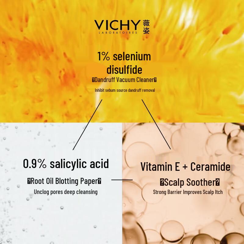 VICHY Dercos Anti-Dandruff Moisturizing Shampoo