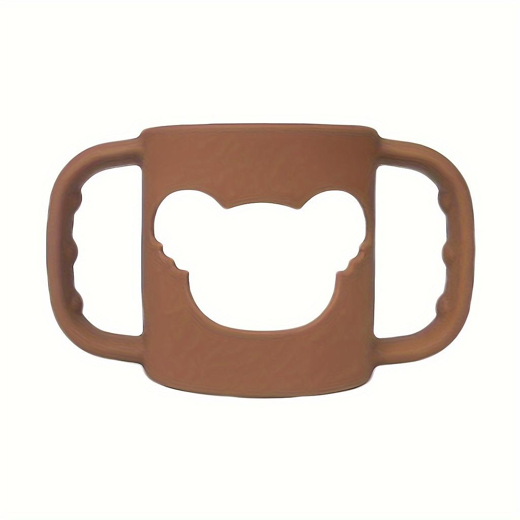 Silicone Bottle Handles with Cartoon Designs, Everyday Bottle Accessories, Soft and Elastic Silicone Covers, Suitable for Most Neck Bottles.