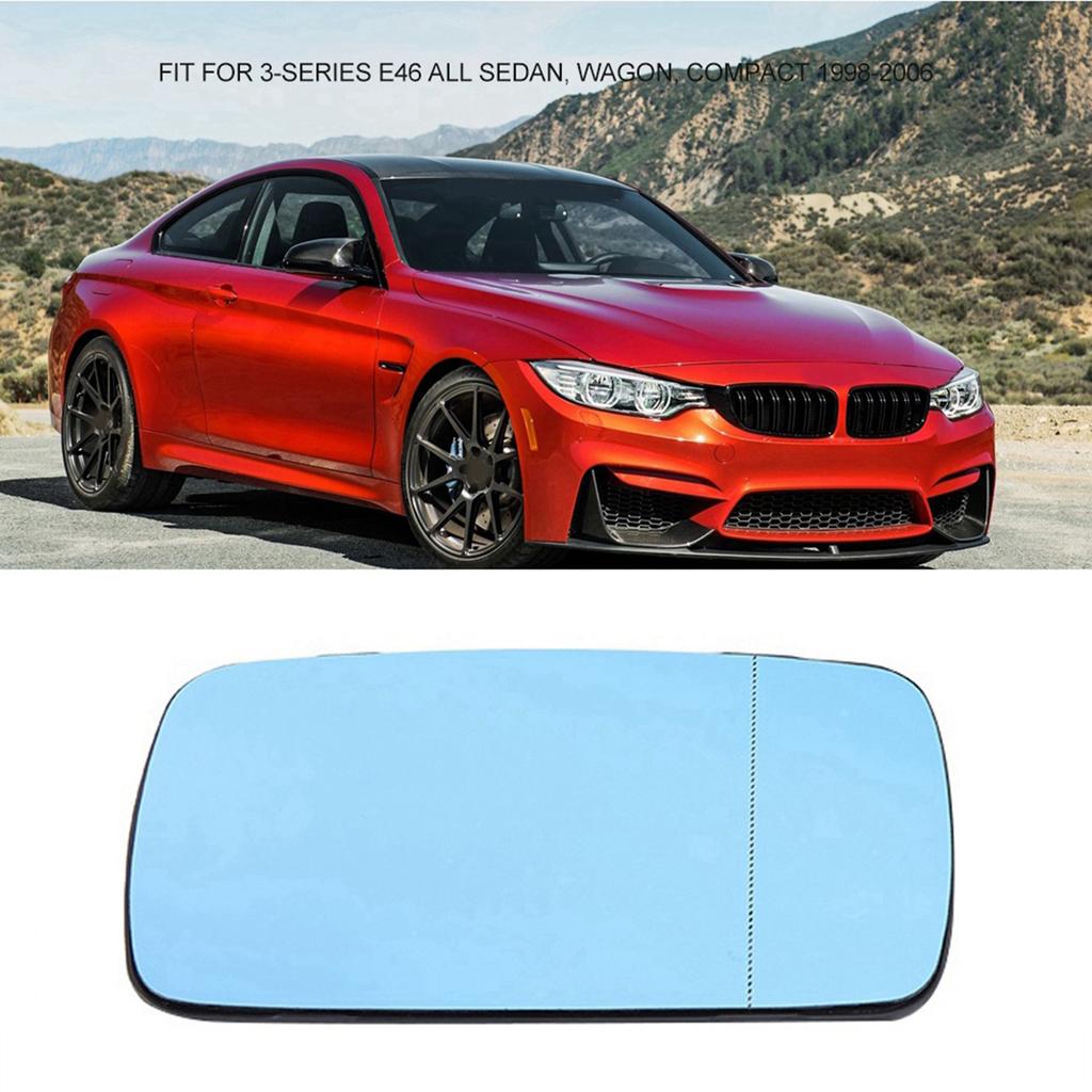 Anti Fog Car Rearview Wing Heated Mirror Glass Fits for E39 E46 Replacement