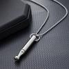 Originality Anxiety Necklace Mindfulness Breathing Tool Natural Calming Relief Chain Breathlace Necklace Quit Smoking Anxiety