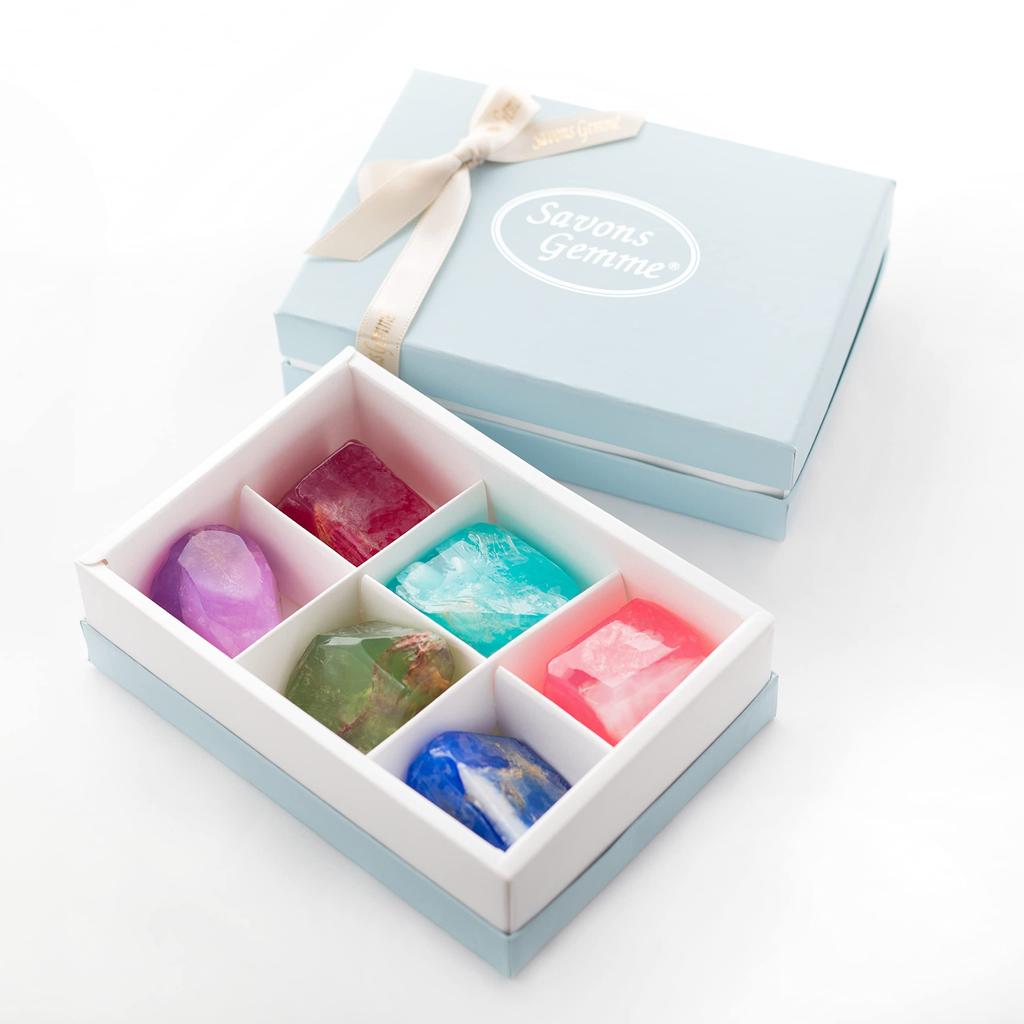 SavonsGemme LittleGemme Little Gem C Select Soap Soap Savon Gemstone Soap Fragrance Gift Interior Present Gift Fashionable Cute Women Girlfriend