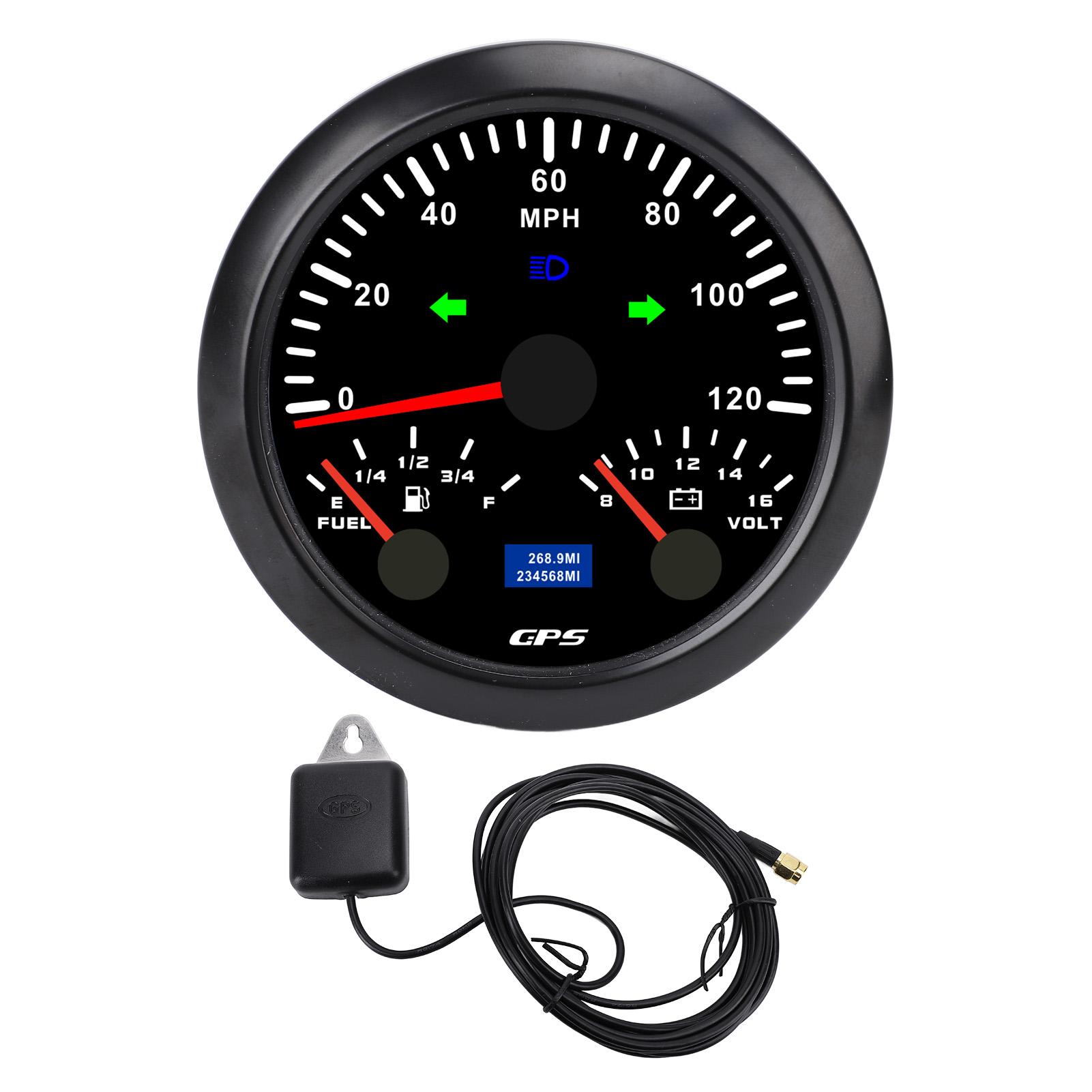 85mm 3 3/8in 3-in-1 GPS spidometrs