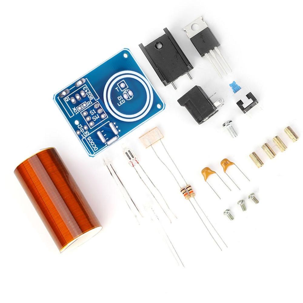 DC12V Mini Coil High Voltage LED Spark Module Electronic DIY Kit  Soldering Practice