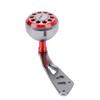 Fishing Reel Power Handle Aluminum Alloy Lightweight Ergonomic Baitcasting Reel Knob Handle Grip Red
