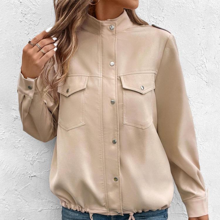 Women's Solid Color Autumn Winter Jacket Coat