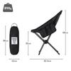 Coleman Cockpit Chair Carbon Edition Outdoor Camping Chair with Storage Suitable for Balconies and Outdoor (Platinum Black) - Case, Lightweight,