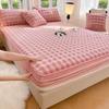 Warm Rabbit Plush Bedsheet Winter Thick Mattress Cover Milk Velvet Mattress Protective Cover Quality Velvet Bed Sheets For Home