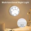 Cute Cat Paw Motion Sensor Nightlight Cordless LED Lamp For Hallway Bedroom Nursery Wardrobe Closet Kitchen Stairway Night Light