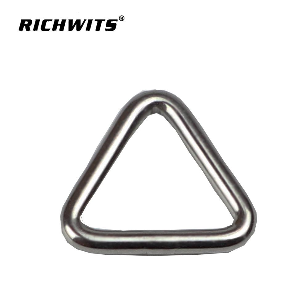Liksidig Triangel Rostfritt Stål Ring - 304/316 Väskhårdvara Tillbehör