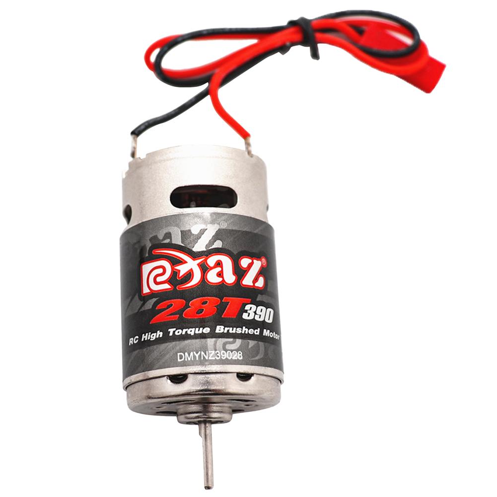 1 PC 28T 390 Brushed Motor DC Motor RC Crawler Brushed Motor Stainless Steel RC Electric Motor JST for TAMIYA TAM54393 300054393