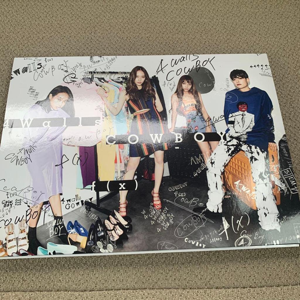 [USED] f(x) 4 Walls/COWBOY First Press Edition (No Trading Card)