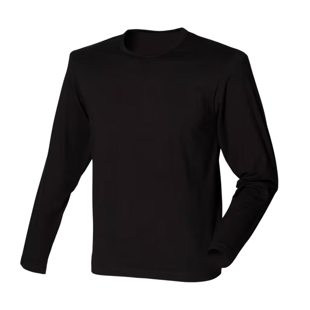 SF Men Mens Feel Good Stretch Long-Sleeved T-Shirt