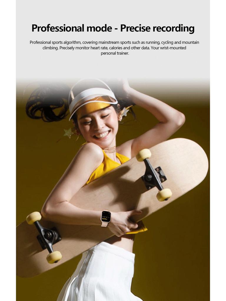 Y3 Smartwatch: Bluetooth Calling, Heart Rate & Blood Oxygen Monitor, Sports Pedometer, Customizable Watch Face