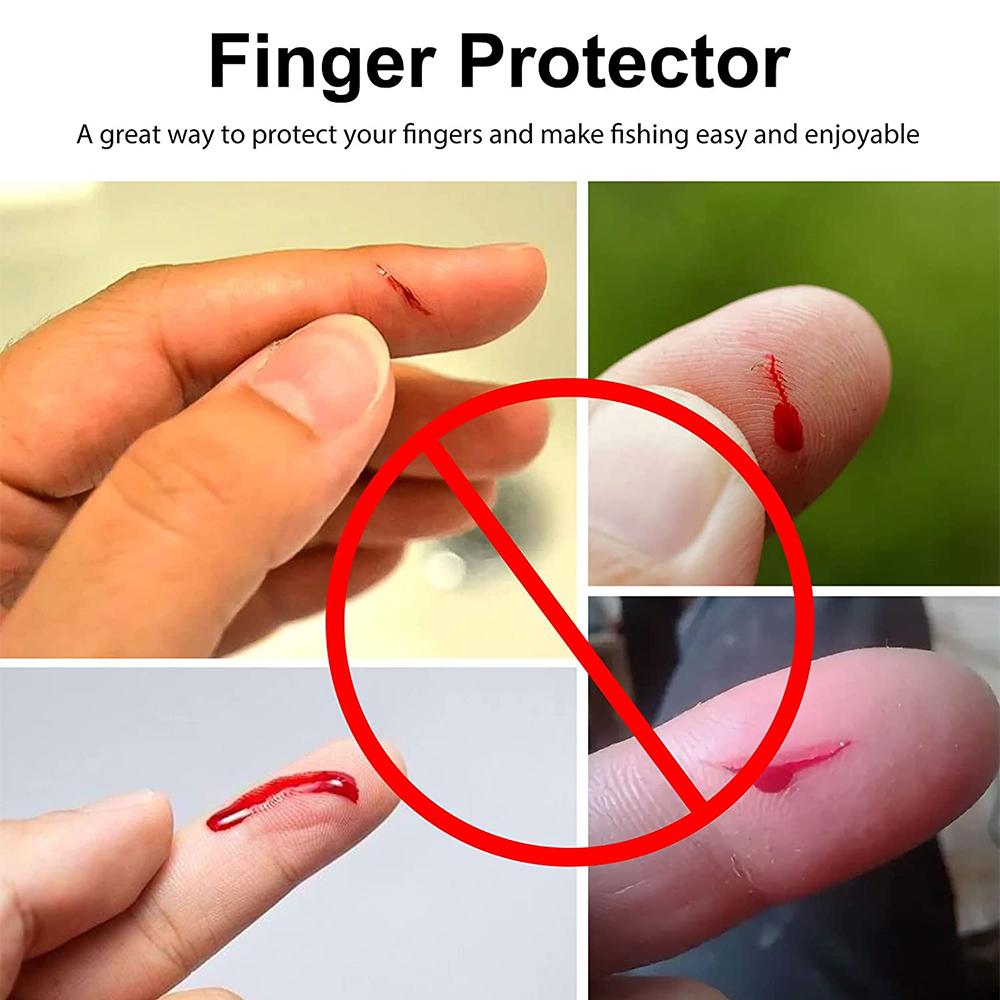 2Pcs Sea Fishing Casting Triggers Bionic Finger for Fishing Finger Protector