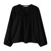 GGPX New York Embossed Ribbon Neck Blouse  Gq3sh047f 