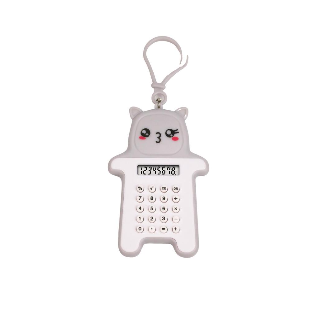 Mini Bear Cartoon Cute Keychain Maze Calculator