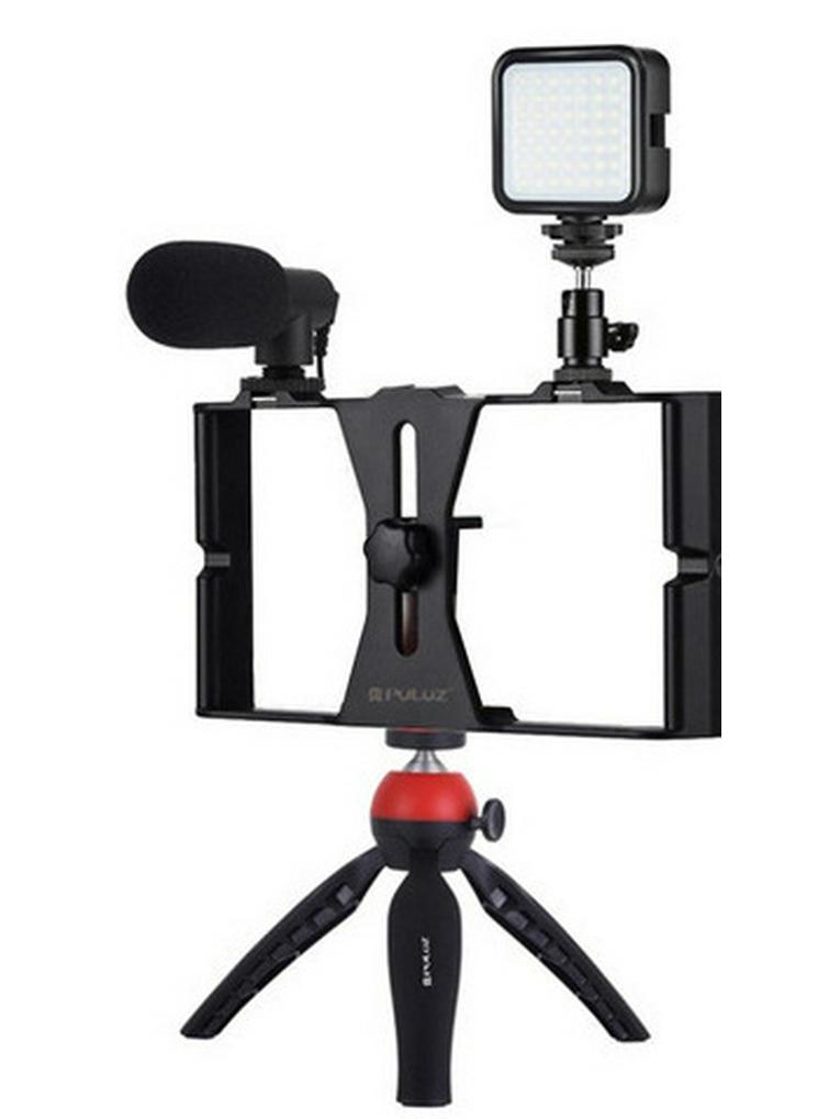 Mobile Phone Live Broadcast Rabbit Cage Set with Desktop Tripod & Stabilizer