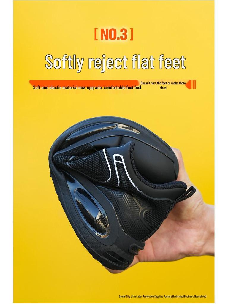 Universal Safety Work Shoes: Anti-smash, Anti-puncture, Shock-absorbing, Wear-resistant Technology for All Seasons