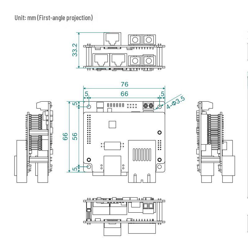 Maiwei 5-Port Gigabit Intrinsically Safe Industrial Switch