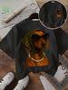 Funny Dachshund Graphic T-Shirt Women Men Retro Dog Print Tee Vintage Aesthetic Harajuku Short Sleeve Casual Summer Fashion Top Unisex