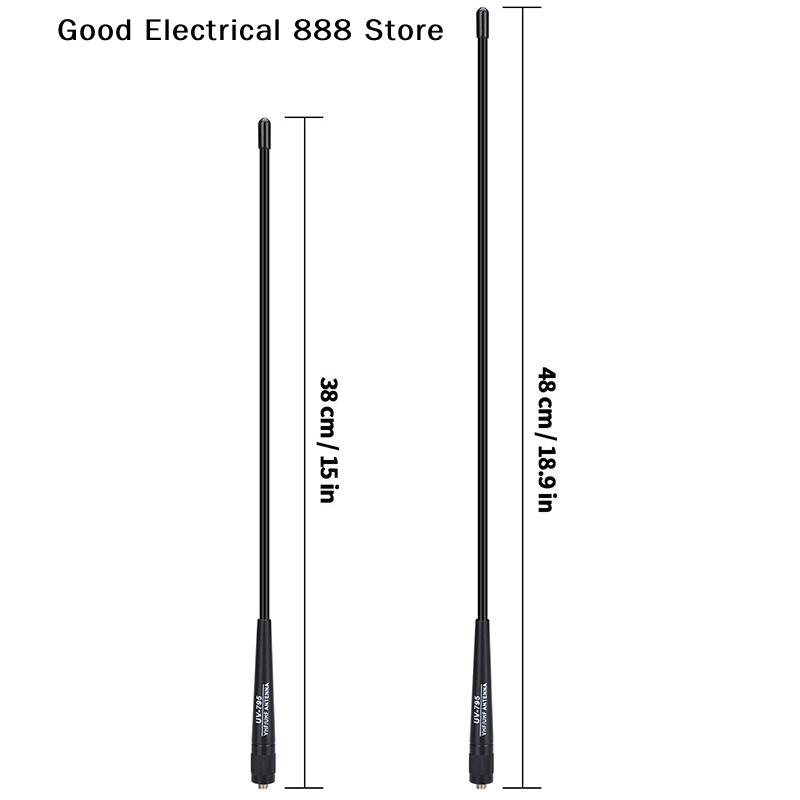 1pc AR-795 SMA-F Female Dual Band VHF/UHF 136-174MHz/400-520MHz Soft Antenna AR-795 For UV-5R UV-82 BF-888S Walkie Talkie AR-795