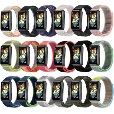 Bracelet en Nylon de haute qualité pour Huawei Band 7/ Band7, Bracelet de remplacement tissé, accessoires de montre intelligente