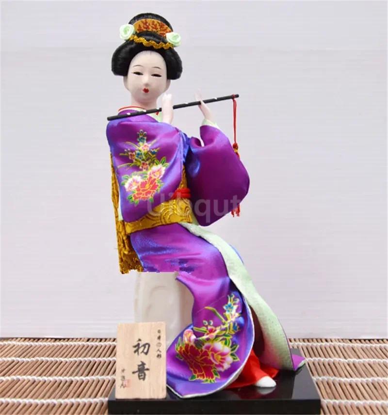 Geisha Japanese Kimono Doll Puppet Seafood Sushi Shop Restaurant Decorate Tool Cute Toy Embellishment Ornaments Gift Crafts 1-28