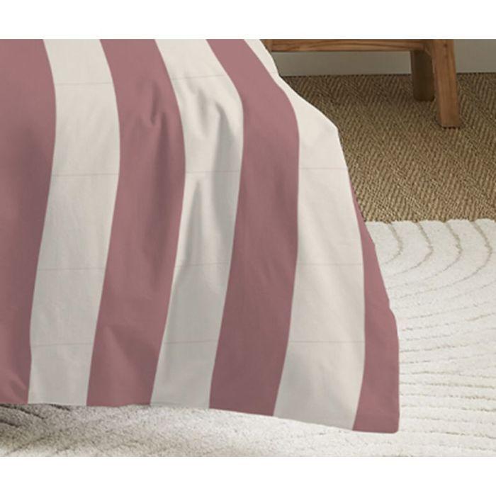 Deauville Purple Reversible Duvet Set for 90 X 190 Cm Bed