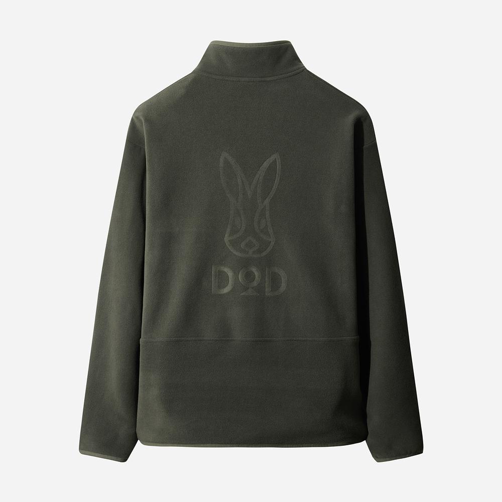 Dod Heatrest Fleece Zip-Up Anorak (D.Charcoal Grey)