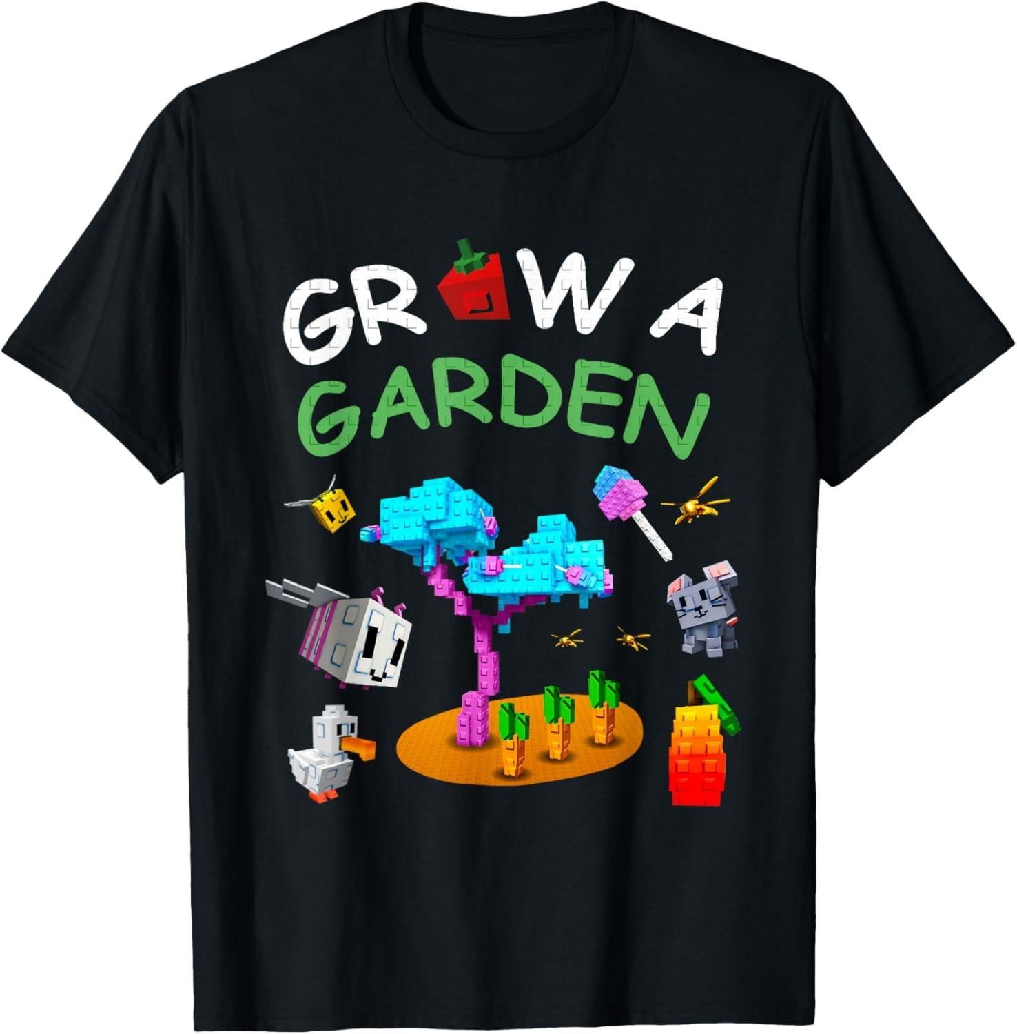 Grow A Garden Funny Candy Blossom T-Shirt Mens Womens Tees Top  unisex shirt S