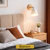 LED Wall Light E27 Bulb Replaceable 85-265V 3 Color Wall Lamp Bedside Light Living Room Bedroom Wall Sconce Decor Lighting