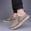 New Summer Men's Breathable Mesh Casual Shoes Fashion Lace Up Lightweight and Comfortable Outdoor Wear Resistant Sports Shoes