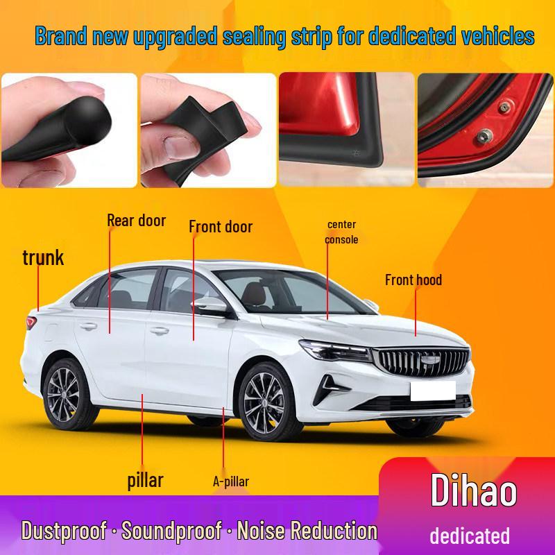 Geely Emgrand S/GS L/GL Car Door Noise Reduction & Dustproof Sealing Strip