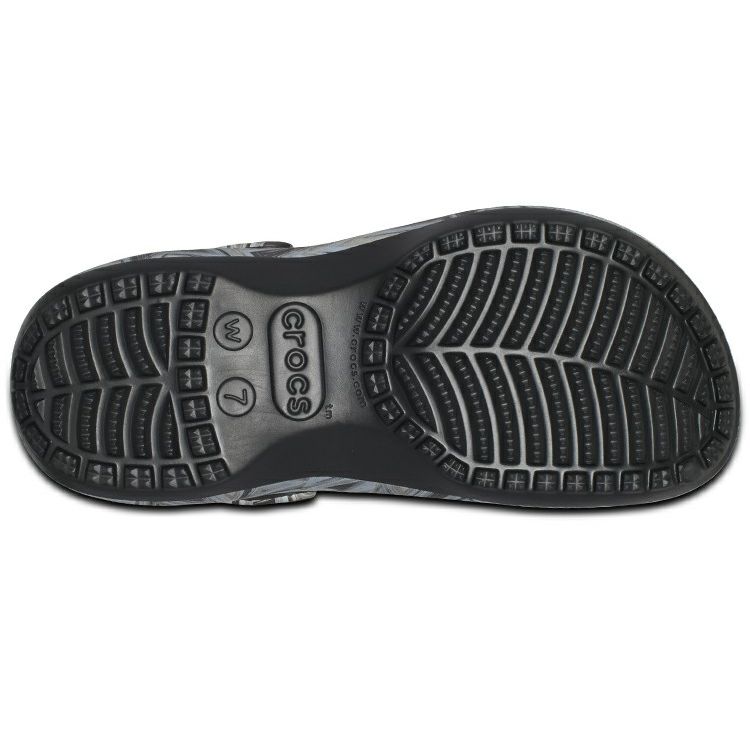 Crocs Zuecos Clásicos Zuecos de EVA Calzado para Mujer Negro Multicolor 208123-0C4