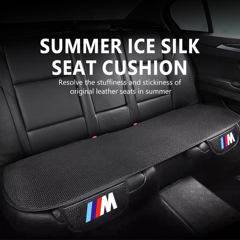 For BMW Breathable Cooling Summer Car Seat Cover Mat Phone Storage M F10 F20 F30 F40 F15 F25 F26 F31 F49 E62 E83 E84
