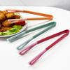 am Silicone Two-Tone Head-Up Kitchen Tongs 3 Color Mint/Orange/Red No Scratch No PFOA