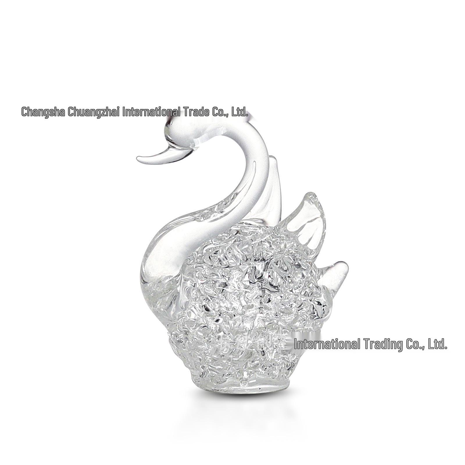 Crystal Hollow Swan Ornament: Perfect for Weddings, Qixi, and Children s Birthdays