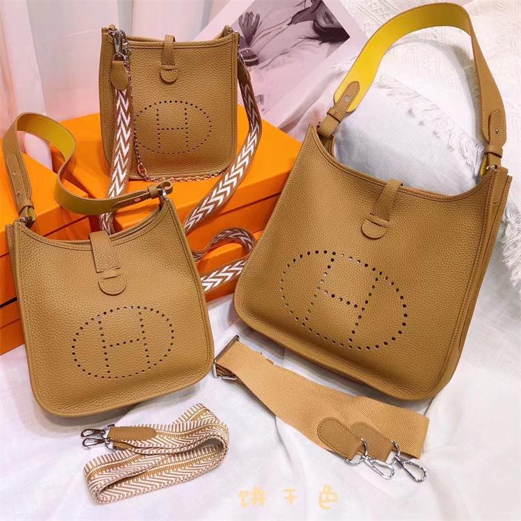 2023 new cowhide Evelyn evelyne mini 17/29TOGO first layer cowhide shoulder crossbody